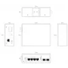Przełącznik sieciowy Ernitec ELECTRA-IM04-1GB 4 porty Gigabit Ethernet