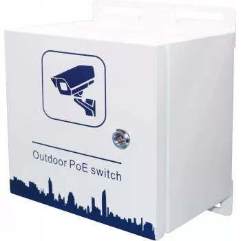 Ernitec ELECTRA-M10-OUTDOOR-200 przełącznik sieciowy zarządzalny L2 Gigabit Ethernet (10/100/1000) Power over Ethernet (PoE) szary