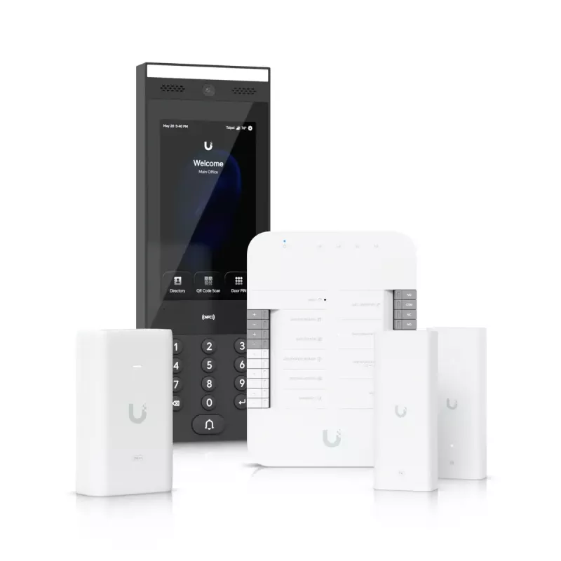 Zestaw startowy Ubiquiti G3 Gate Starter Kit, system kontroli dostępu, czarny, szary, biały