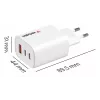Verbatim Essentials GaN Charger 65W EU plug biały, Indoor, AC, 20 V, biały