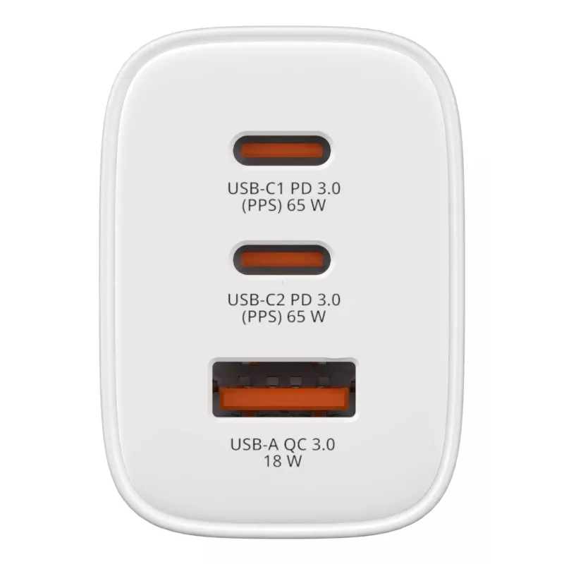 Verbatim Essentials GaN Charger 65W EU plug biały, Indoor, AC, 20 V, biały