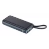 Powerbank SANDBERG All-in1 Powerbank 20000 PD 67W — 20000 mAh LiPo, 1×USB-A, 1×USB-C, wyjście 15W, czarny/szary