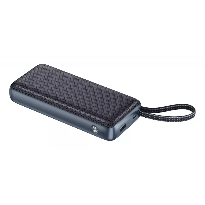Powerbank SANDBERG All-in1 Powerbank 20000 PD 67W — 20000 mAh LiPo, 1×USB-A, 1×USB-C, wyjście 15W, czarny/szary