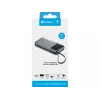 Powerbank SANDBERG All-in1 Powerbank 20000 PD 67W — 20000 mAh LiPo, 1×USB-A, 1×USB-C, wyjście 15W, czarny/szary