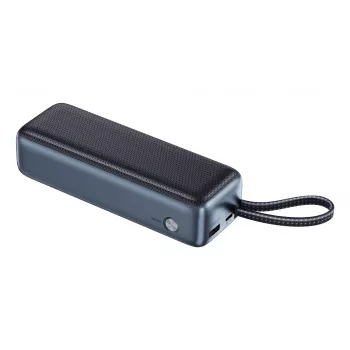 Przenośny powerbank SANDBERG All-in1 Powerbank 20000 PD 130W — 20000 mAh, LiPo, USB-A 1x, USB-C 1x, 130 W, czarny/szary