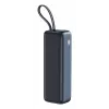 Przenośny powerbank SANDBERG All-in1 Powerbank 20000 PD 130W — 20000 mAh, LiPo, USB-A 1x, USB-C 1x, 130 W, czarny/szary