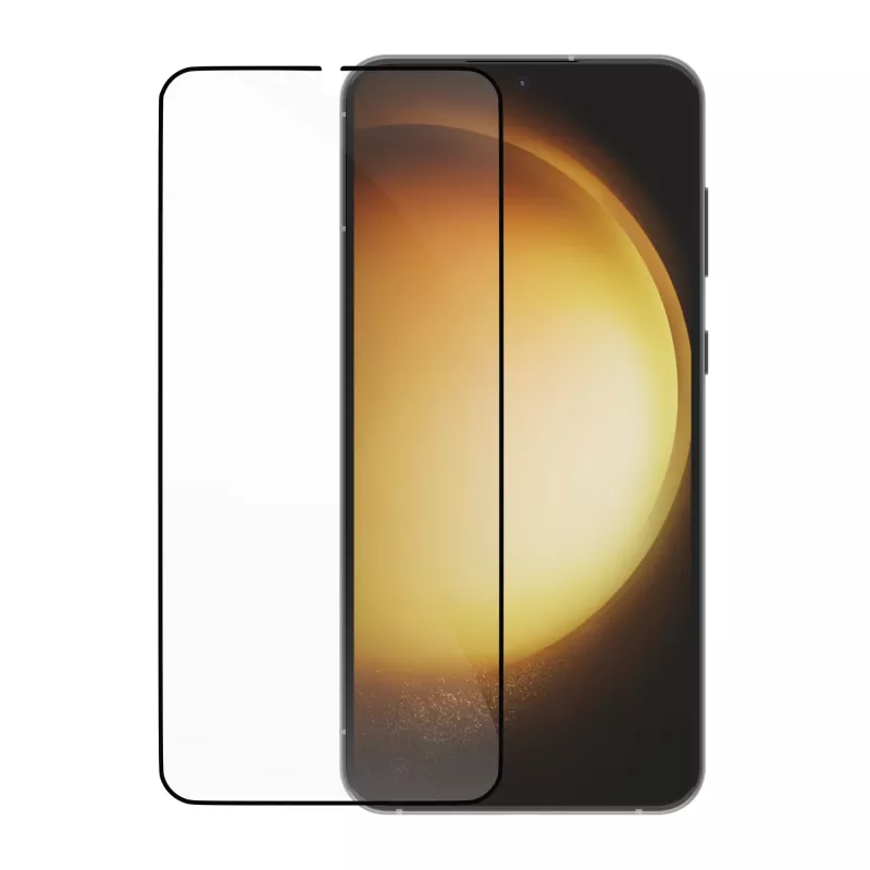 dbramante1928 Eco-Shield Galaxy S23+ Czarna krawędź Odporna na kurz i zarysowania Matowa Osłona ekranu