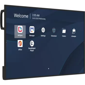 Profesjonalny wyświetlacz komercyjny VIEWSONIC 43 cale (109,2 cm) 4K UHD LCD, 500 cd/m², Android 14, 24/7, Wi‑Fi