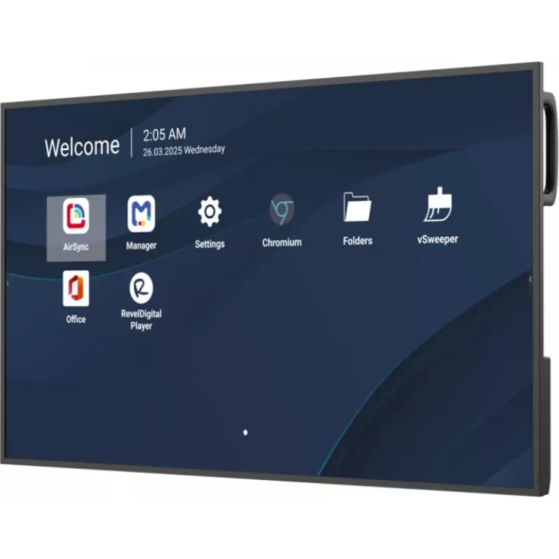 Profesjonalny wyświetlacz komercyjny VIEWSONIC 43 cale (109,2 cm) 4K UHD LCD, 500 cd/m², Android 14, 24/7, Wi‑Fi
