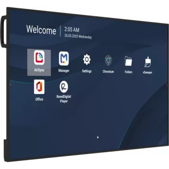 Profesjonalny 55-calowy wyświetlacz komercyjny ViewSonic 4K (3840x2160, 500 cd/m², Android 14, 24/7)