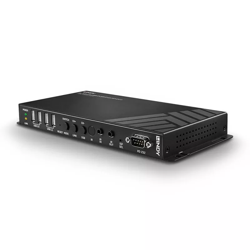 Odbiornik AV Lindy 4K HDMI i USB przez IP Extender