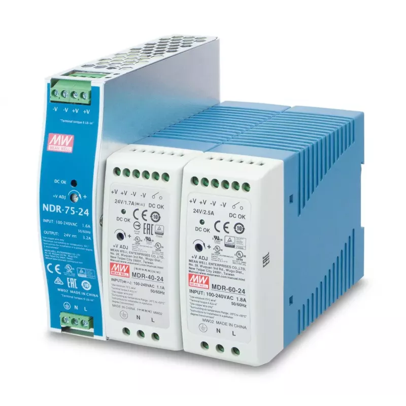 Zasilacz PLANET PWR-40-24, 40 W, wyjście 24 V, wejście 100–240 V AC, chłodzenie pasywne, wskaźnik LED