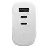 Szybka ładowarka GaN Native Union Fast Gan Charger Pd 67W biała Intl 2C1A USB‑C 2 porty 67W AC 100–240V zabezpieczenie przed przeteżeniem przepięciem przegrzaniem