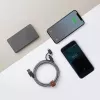 Kabel USB 2.0 native union BELT-ULC-ZEB-NP 2 m USB A do USB‑C / Micro‑USB B / Lightning Czarny Biały