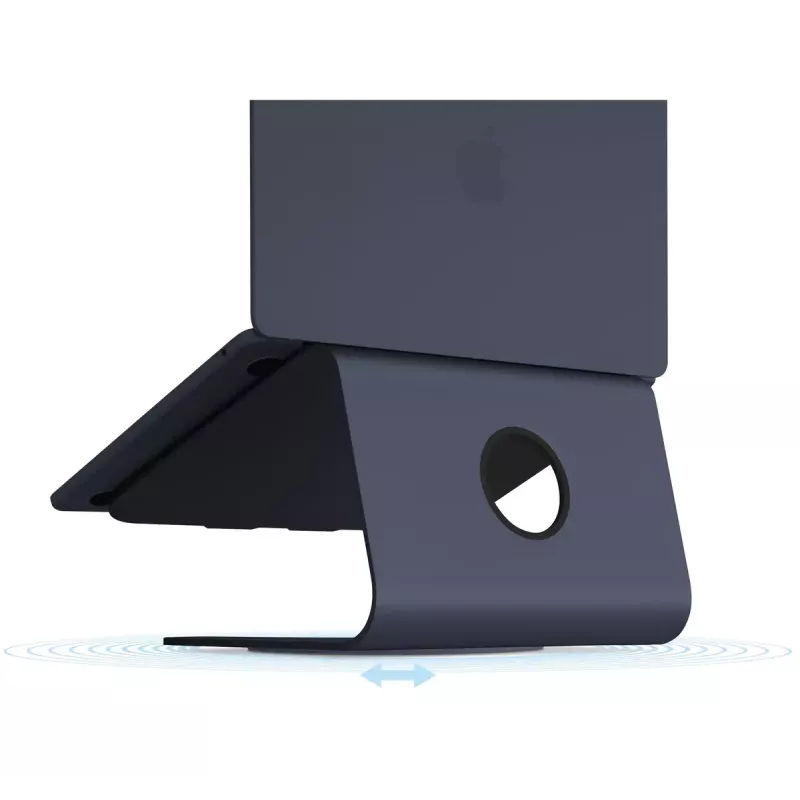 Podstawa pod laptopa Rain Design MSTAND360 360° obrotowa czarna aluminium