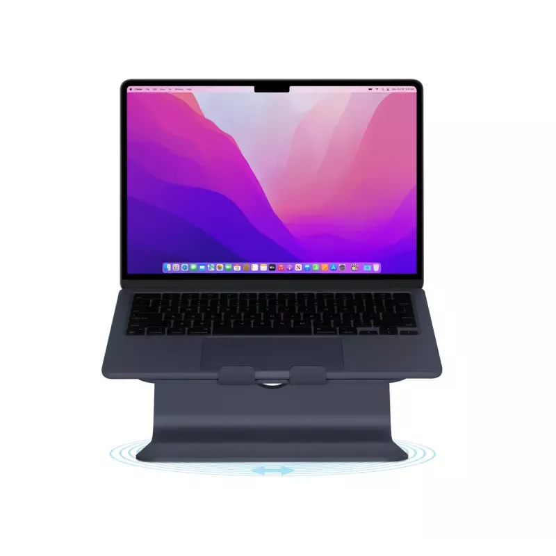 Podstawa pod laptopa Rain Design MSTAND360 360° obrotowa czarna aluminium