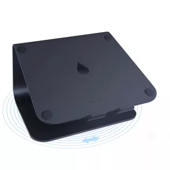 Podstawa pod laptopa Rain Design MSTAND360 360° obrotowa czarna aluminium