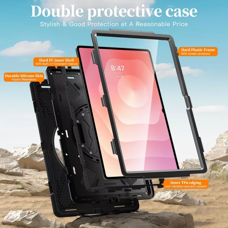 Etui na tablet eSTUFF ES683617-BULK — pokrowiec ochronny do tabletów uniwersalnych, model ES683617-BULK