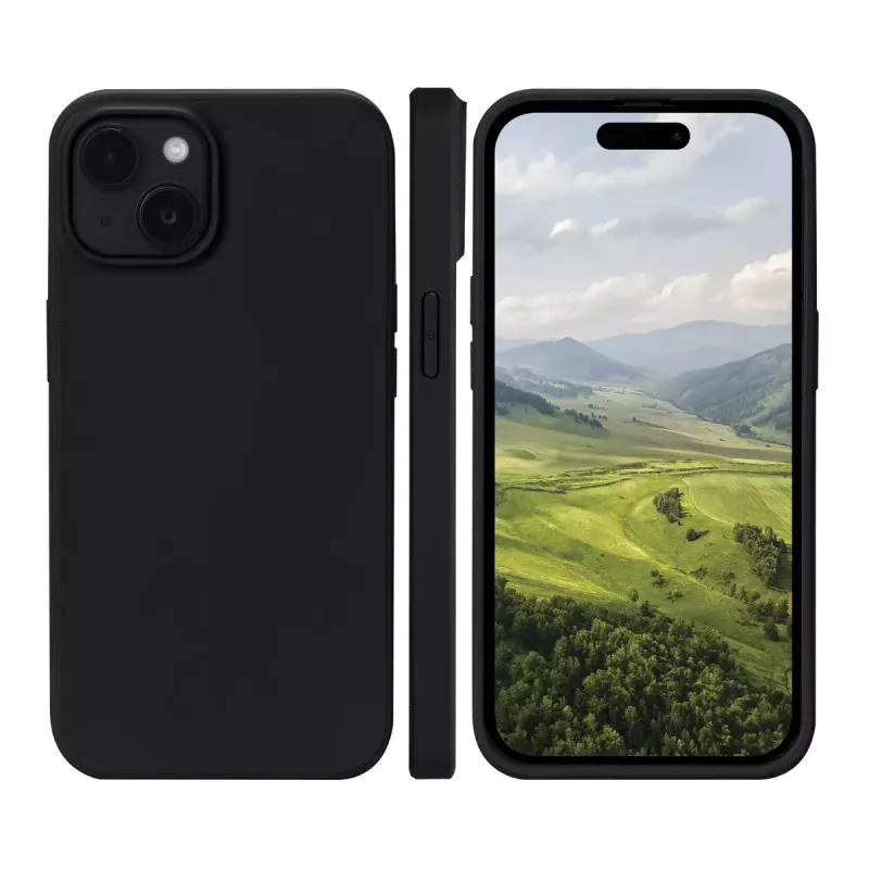 Etui dbramante1928 Greenland iPhone 15 Night Czarny Monochromatic