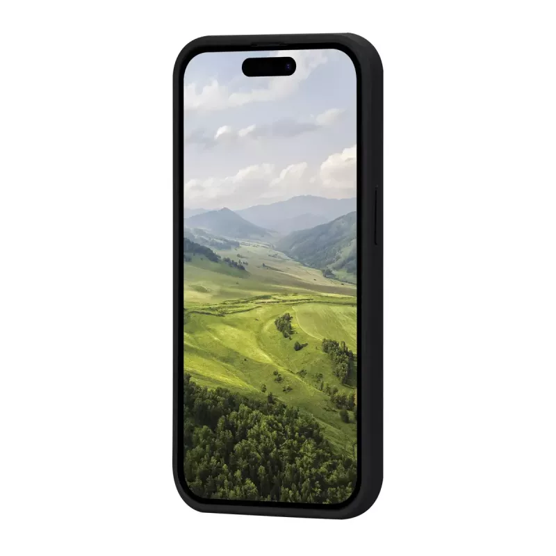 Etui dbramante1928 Greenland iPhone 15 Night Czarny Monochromatic