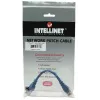 Intellinet sieciowy kabel krosowy, Cat5e, 0.5m, niebieski, CCA, U/UTP, PVC, RJ45, pozłacane styki, bezzaczepowa osłona, z odciążką, dożywotnia gwarancja
