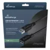 Kabel USB A do USB A MediaRange MRCS241 USB 3.2 Gen 1 (5 Gbit/s) 5 m Czarny