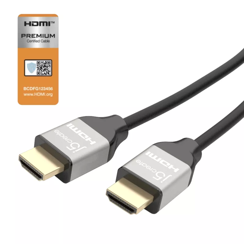 Kabel j5create JDC52 Ultra HD 4K HDMI™, czarno-szary, 2 m