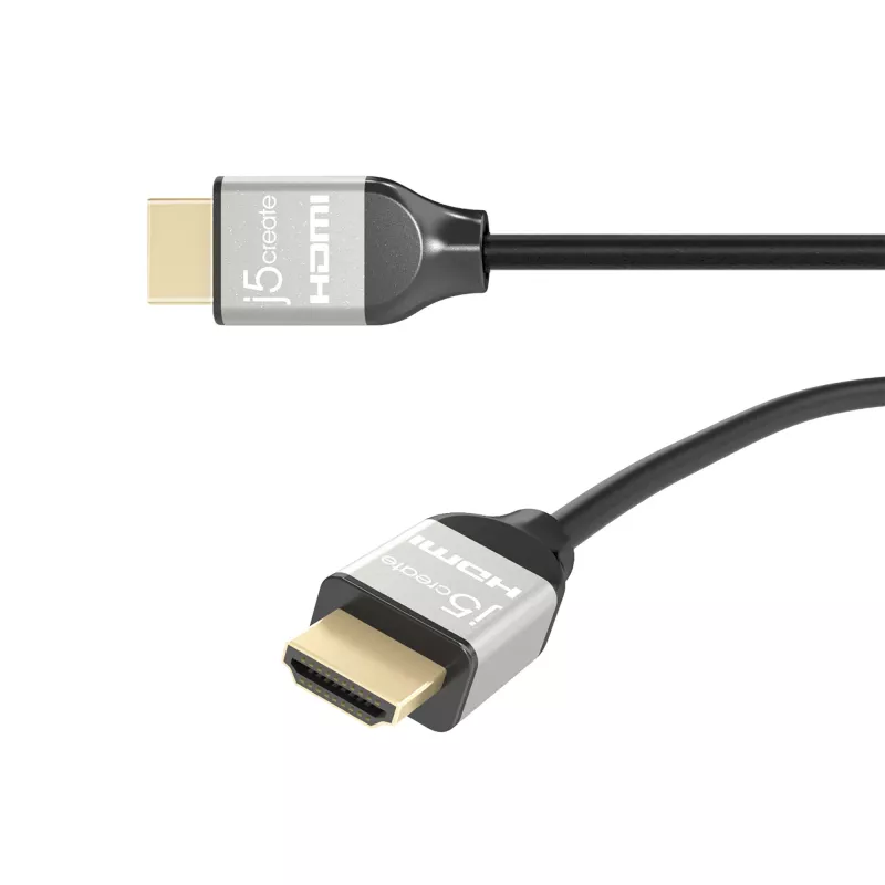 Kabel j5create JDC52 Ultra HD 4K HDMI™, czarno-szary, 2 m