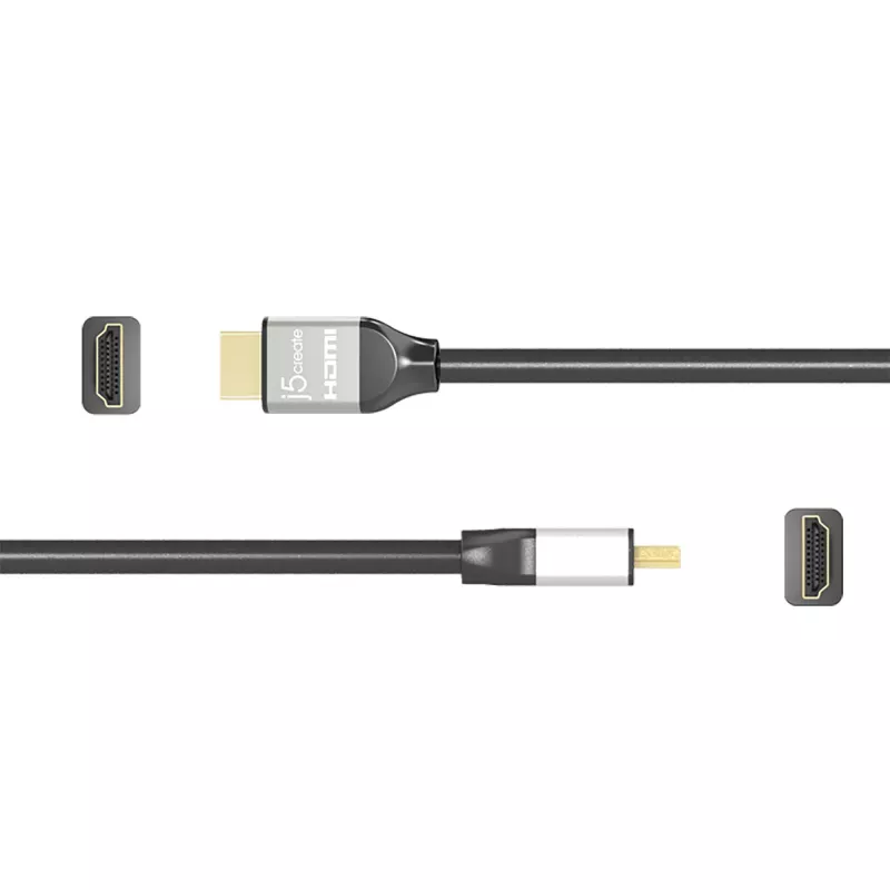Kabel j5create JDC52 Ultra HD 4K HDMI™, czarno-szary, 2 m