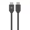 Manhattan HDMI 4K@60Hz Kabel z Ethernetem, 22,5 m, odpowiedni do WSZYSTKICH zastosowań 4K i 1080p/HD – do modernizacji teraz lub na przyszłość, wtyk męski na wtyk męski, czarny, Ultra HD 4K x 2K, dożywotnia gwarancja, Premium High Speed