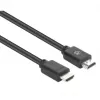 Kabel Manhattan HDMI 4K@60Hz z Ethernetem, 3m, odpowiedni do wszystkich zastosowań 4K i 1080p/HD – gdy modernizujesz teraz lub chcesz być gotowy na przyszłość, Wtyk męski na wtyk męski, Czarny, Ultra HD 4K x 2K, Dożywotnia gwarancja, Premium High Speed, odpowiednik HDMM3MP
