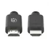 Manhattan Kabel HDMI 4K@60Hz z Ethernetem, 1,5 m, odpowiedni do WSZYSTKICH zastosowań 4K oraz 1080p/HD – przy aktualizacji teraz lub gotowy na przyszłość, wtyk męski na wtyk męski, czarny, Ultra HD 4K x 2K, dożywotnia gwarancja, wysoka prędkość Premium