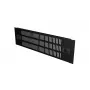Wentylowany panel zaślepiający Lanview RAB405BL — stal, czarny, 482×88×15 mm (akcesorium do szafy rack)