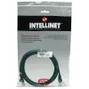 Intellinet sieciowy Patch kabel, Cat5e, 2m, zielony, CCA, U/UTP, PVC, RJ45, pozłacane styki, bezzaczepowa, osłonięta, dożywotnia gwarancja