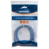 Intellinet sieciowy kabel krosowy, Cat5e, 3m, niebieski, CCA, U/UTP, PVC, RJ45, pozłacane styki, bezzaczepowa osłona, odciążka, dożywotnia gwarancja