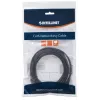 Intellinet sieciowy Patch kabel, Cat6, 5 m, Czarny, CCA, U/UTP, PVC, RJ45, Styki pozłacane, Snagless, Osłonięty, Dożywotnia gwarancja