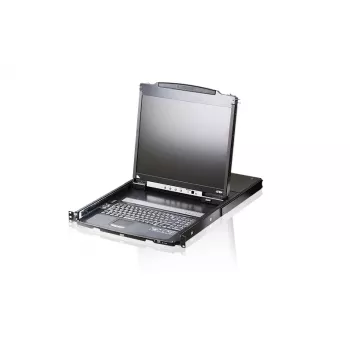 ATEN CL5800N konsola rack 48,3 cm (19 inch) 1280 x 1024 pikseli Metal Czarny 1U