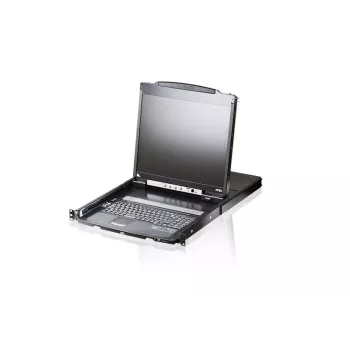 ATEN 19-calowa konsola LCD (USB - PS/2 VGA) z portem peryferyjnym USB (podwójna szyna)