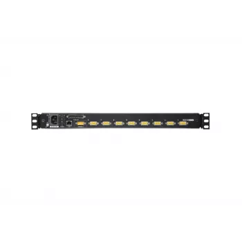 Konsola Rack ATEN CL5800N 19 cali (48,3 cm) LCD 1280x1024 VGA USB/PS2 klawiatura i mysz 1U Metal Czarny