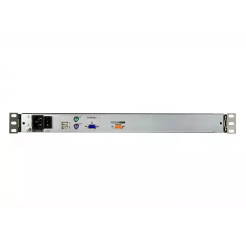Konsola rackowa 19 cali ATEN CL5800N LCD 48,3 cm 1280x1024 VGA klawiatura USB/PS/2 niemiecki/szwajcarski 1U metal