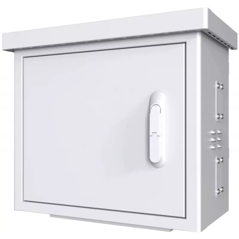 Szafka rack Lanview RCCTV002 0U, IP66, 600×300×550 mm, 40 kg, biała