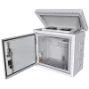 Szafka rack Lanview RCCTV002 0U, IP66, 600×300×550 mm, 40 kg, biała