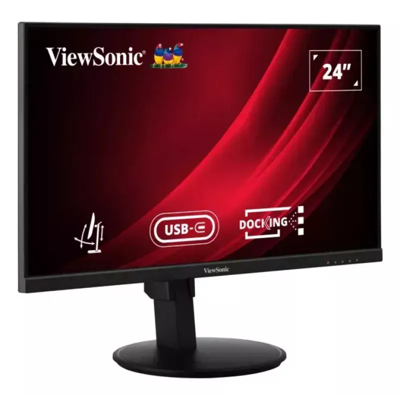 Monitor komputerowy Viewsonic VG Series VG2409U-2 60,5 cm (23,8 cala) 1920 x 1080 pikseli Full HD LED Czarny