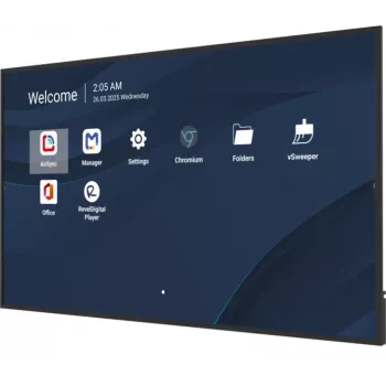 Profesjonalny wyświetlacz komercyjny VIEWSONIC 75 cali 4K (3840×2160), LCD, 500 cd/m², Android 14, 24/7, VESA