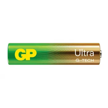 Bateria alkaliczna jednorazowego użytku GP GP24AU AAA wysokość 44,5 mm masa 11,5 g bateria cylindryczna trwałość przechowywania 10 lat certyfikat IEC 60086-2:2021