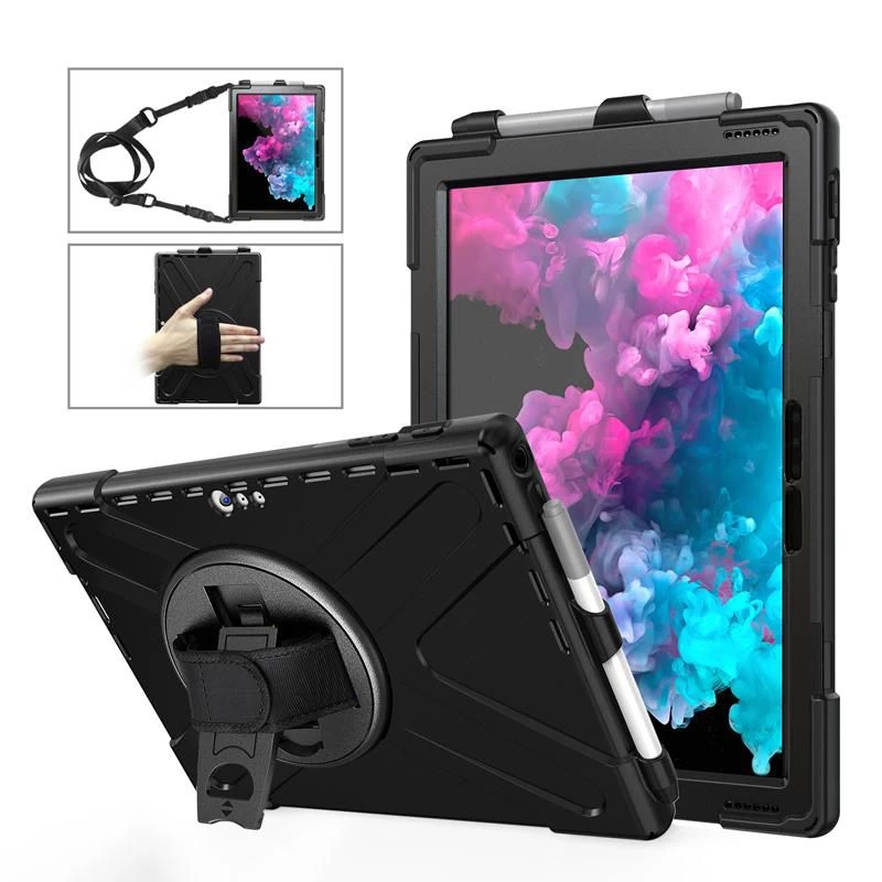 Cover eSTUFF AUSTIN Defender Case dla Microsoft Surface Pro 7+/7/6/5/4 Czarny