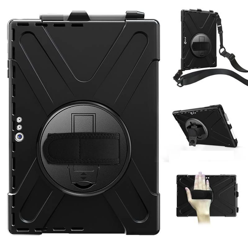 Cover eSTUFF AUSTIN Defender Case dla Microsoft Surface Pro 7+/7/6/5/4 Czarny