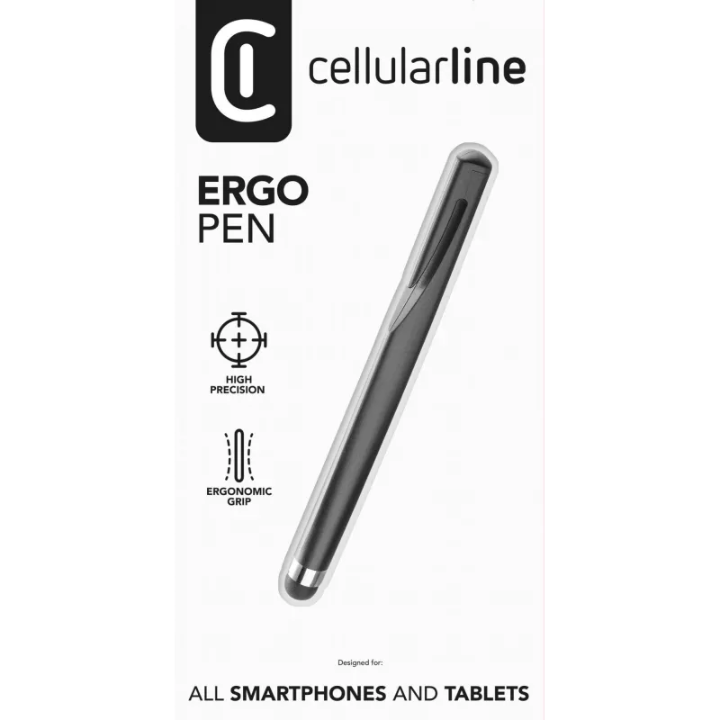 Cellularline Ergo Pen - Uniwersalny rysik do ekranów dotykowych z ergonomicznym uchwytem