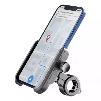 Uchwyt pasywny Cellularline Rider Steel Universal na telefon komórkowy, czarny