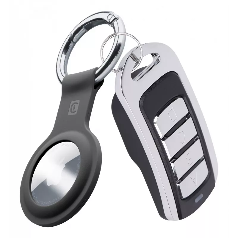 Cellularline Key Ring - silikonowe etui AirTag z haczykiem